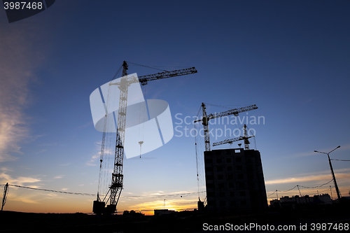 Image of construction of a new home