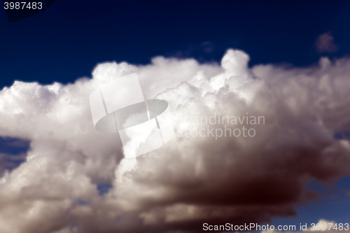 Image of photographed the sky with clouds