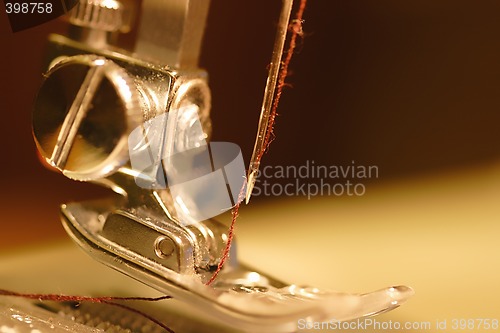 Image of Sewing Needle, Detail of the Sewing Machine