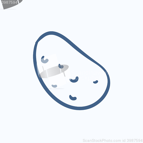 Image of Potato sketch icon.