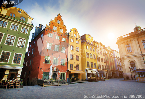 Image of Stockholm city early morning