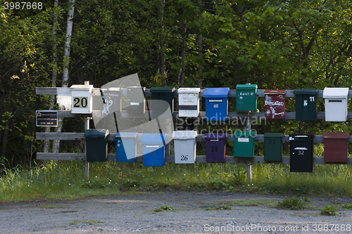 Image of mail boxes