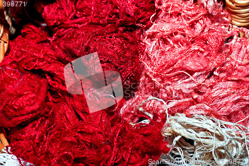 Image of Red silk