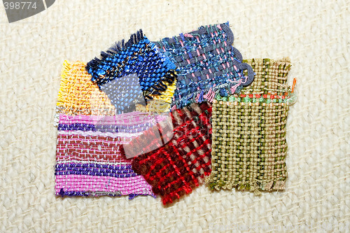 Image of Silk samples
