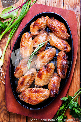 Image of fried chicken wings
