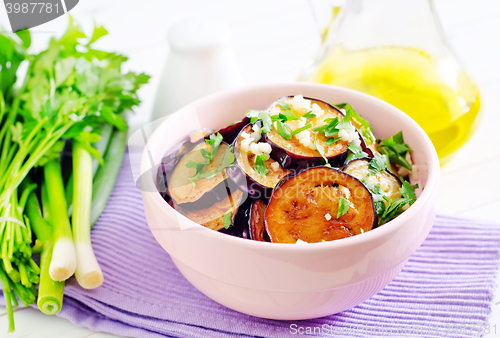 Image of fried eggplants