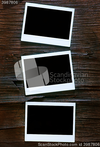 Image of Blank instant photo frames 