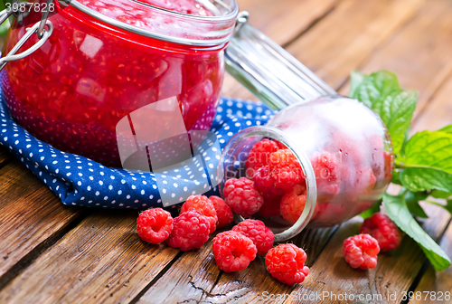 Image of raspberry and jam