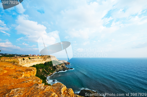 Image of Sea and mountains in Crimea