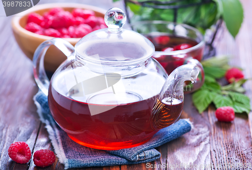 Image of raspberry and tea