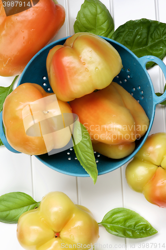 Image of Yellow and Orange Bell Peppers