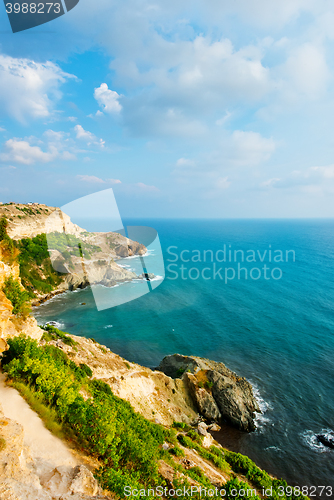 Image of Sea and mountains in Crimea