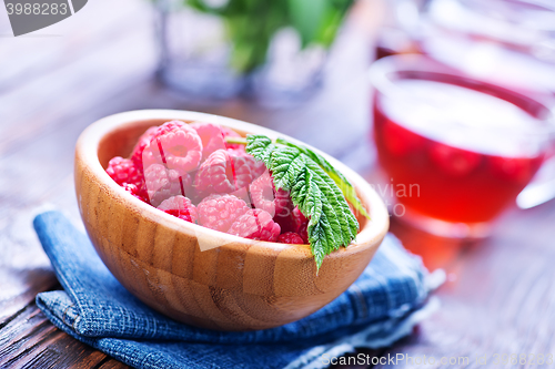 Image of raspberry and tea