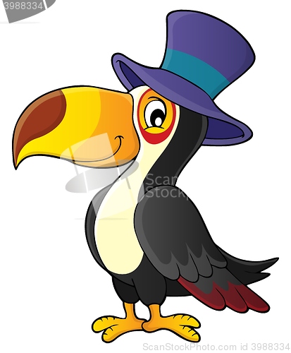 Image of Toucan with hat theme image 1