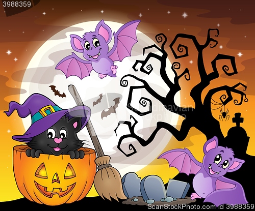 Image of Halloween cat theme image 5