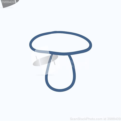 Image of Mushroom sketch icon.