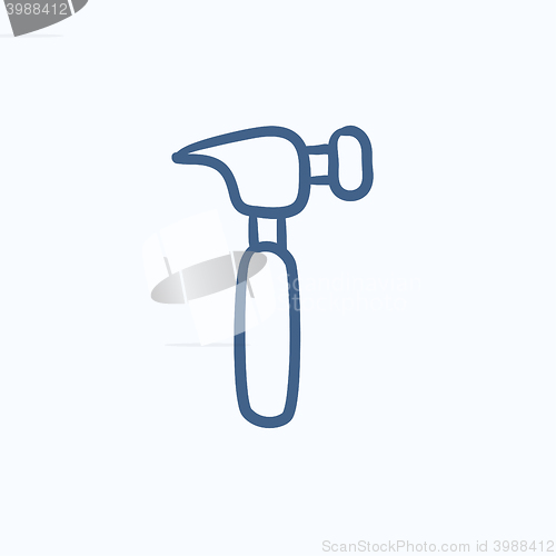 Image of Hammer sketch icon.