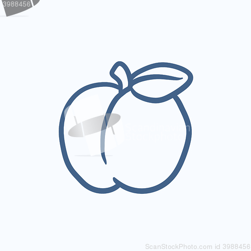 Image of Apple sketch icon.