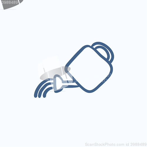 Image of Watering can sketch icon.