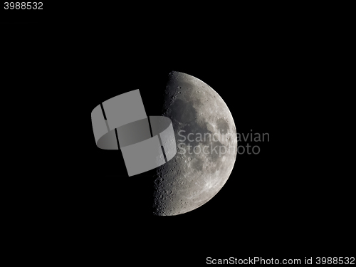 Image of First quarter moon