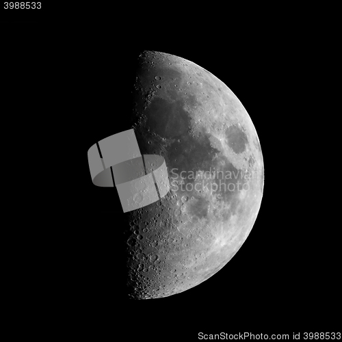 Image of First quarter moon