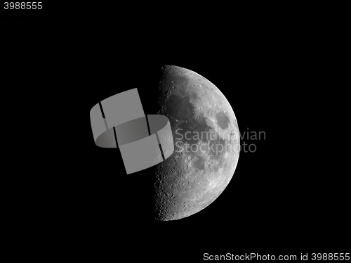 Image of First quarter moon