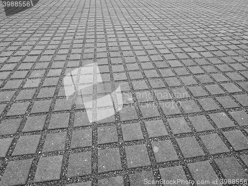 Image of Concrete pavement background in black and white