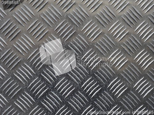 Image of Grey steel diamond plate background