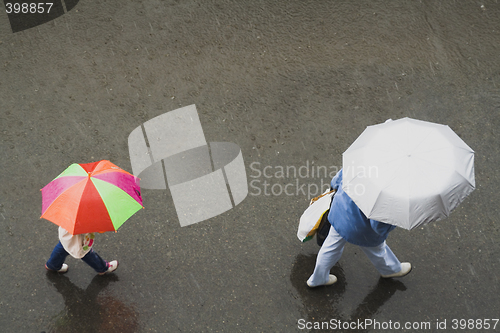 Image of two umbrellas