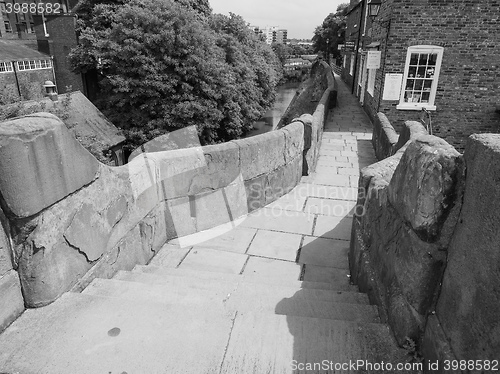 Image of Roman city walls in Chester