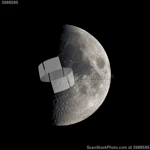 Image of First quarter moon