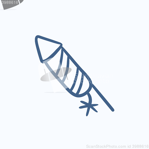 Image of Firework sketch icon.