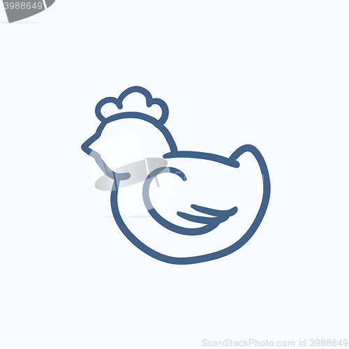 Image of Chick sketch icon.