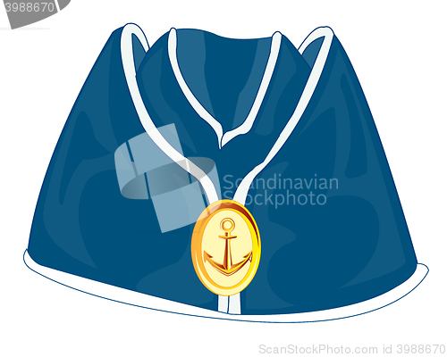 Image of Headdress of the sailor oversea cap