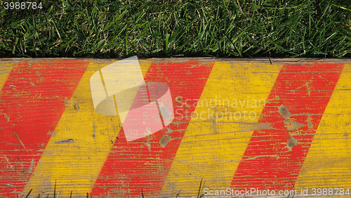Image of Red and yellow sign