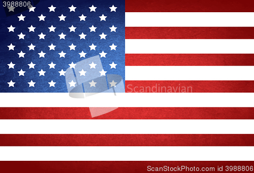 Image of Grunge American Flag