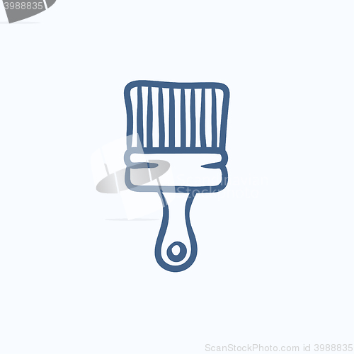 Image of Paintbrush sketch icon.