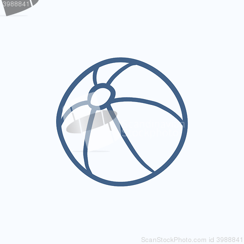 Image of Ball sketch icon.