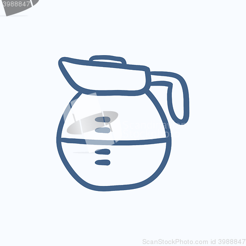 Image of Carafe sketch icon.