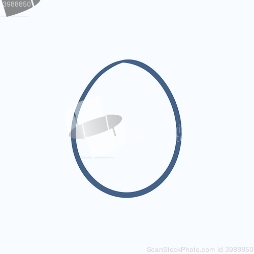 Image of Egg sketch icon.