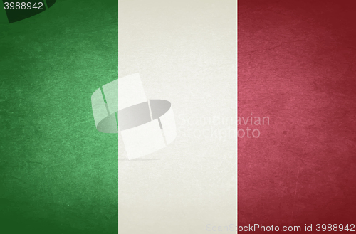 Image of Grunge Flag Of Italy