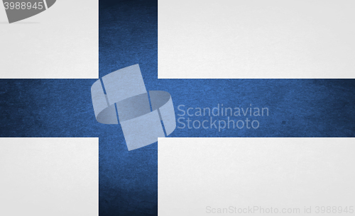 Image of Grunge Flag Of Finland