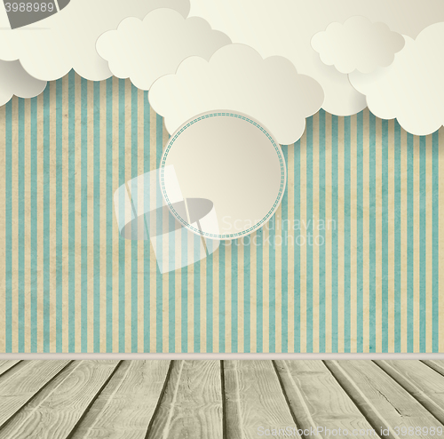 Image of Vintage Striped Background 