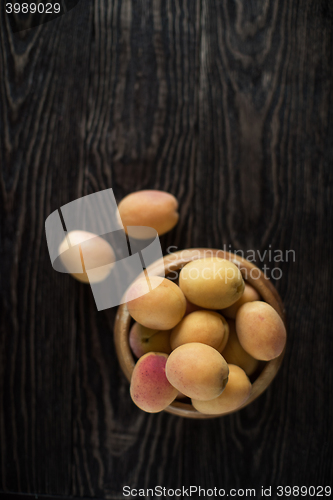 Image of orange fresh apricots