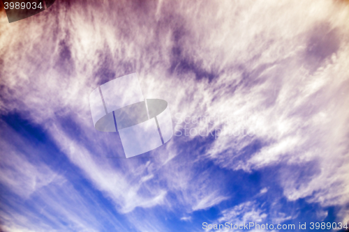 Image of the sky during sunset