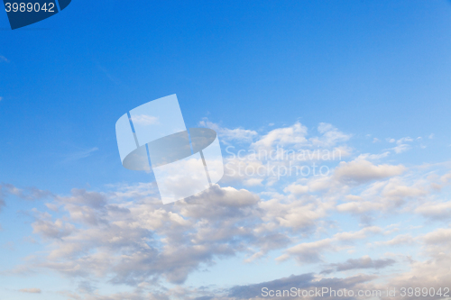 Image of clouds in the sky