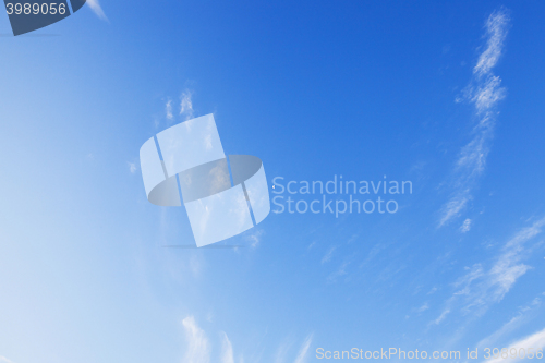 Image of photographed the sky with clouds