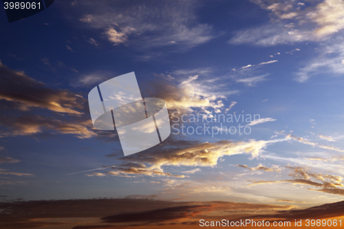 Image of sky with clouds