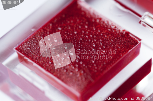 Image of red women\'s cosmetics