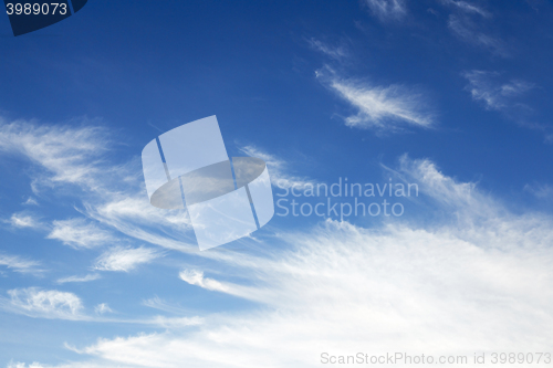 Image of photographed the sky with clouds